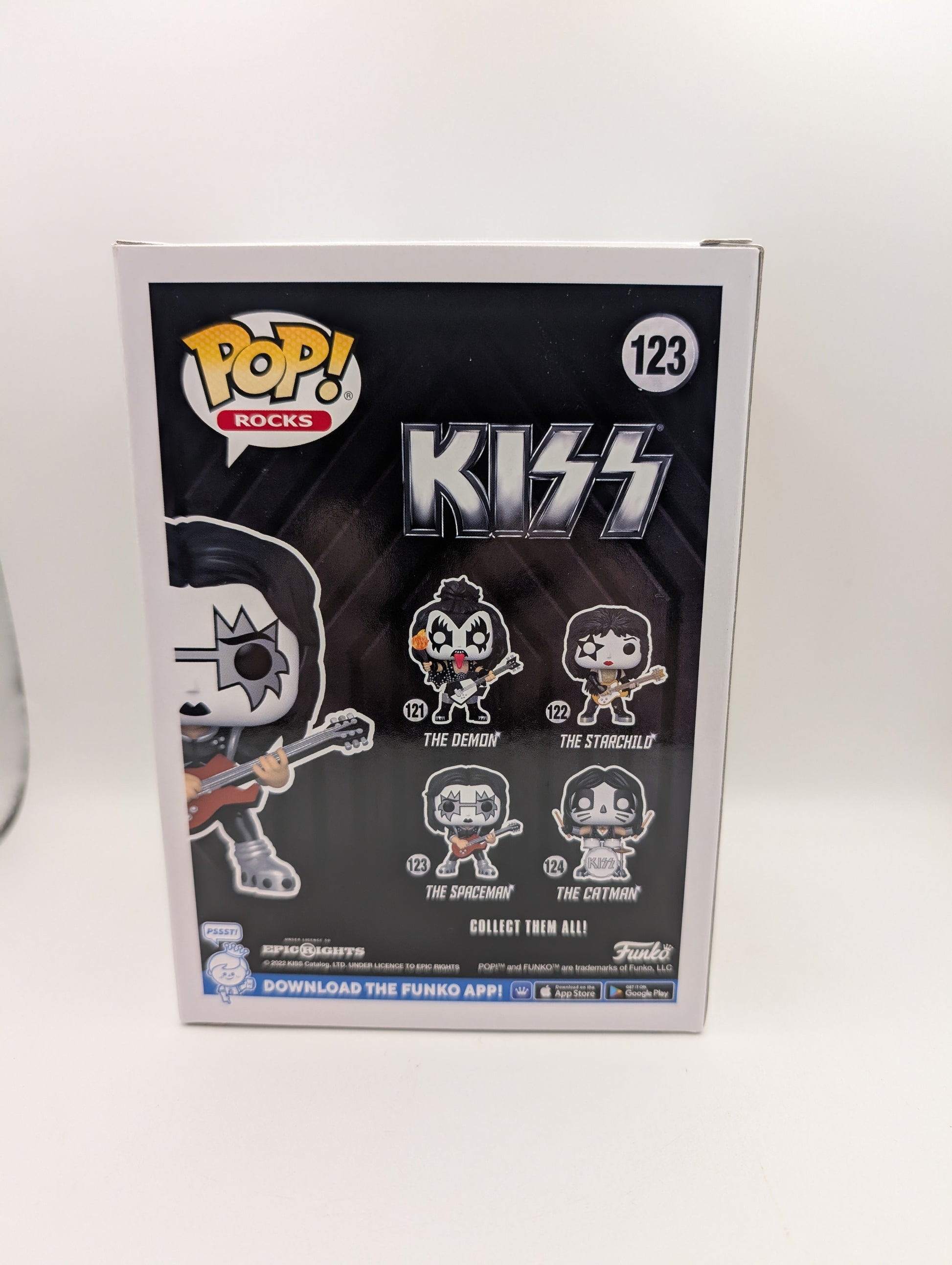 KISS - The Spaceman Glow in the Dark Pop! Vinyl Figure (RS) #123
