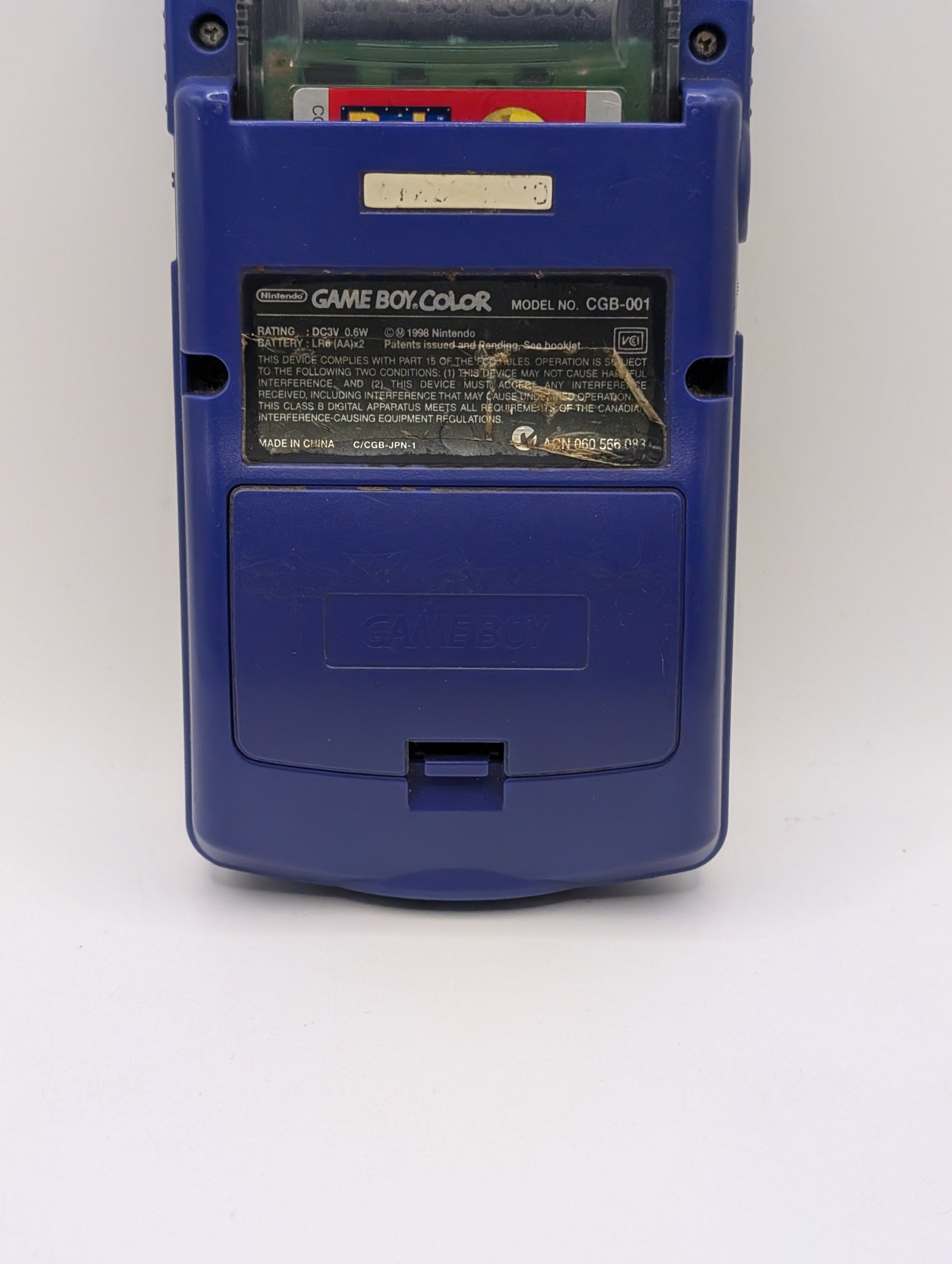 Nintendo Game Boy Color Console CGB-001 - Grape Purple - Tested Working NO GAME INCLUDE