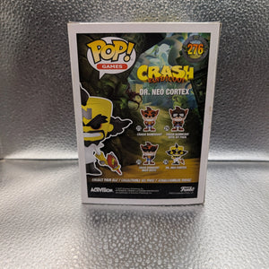 FUNKO Pop Vinyl DR. Neo Cortex Crash Bandicoot #276 FRENLY BRICKS - Open 7 Days