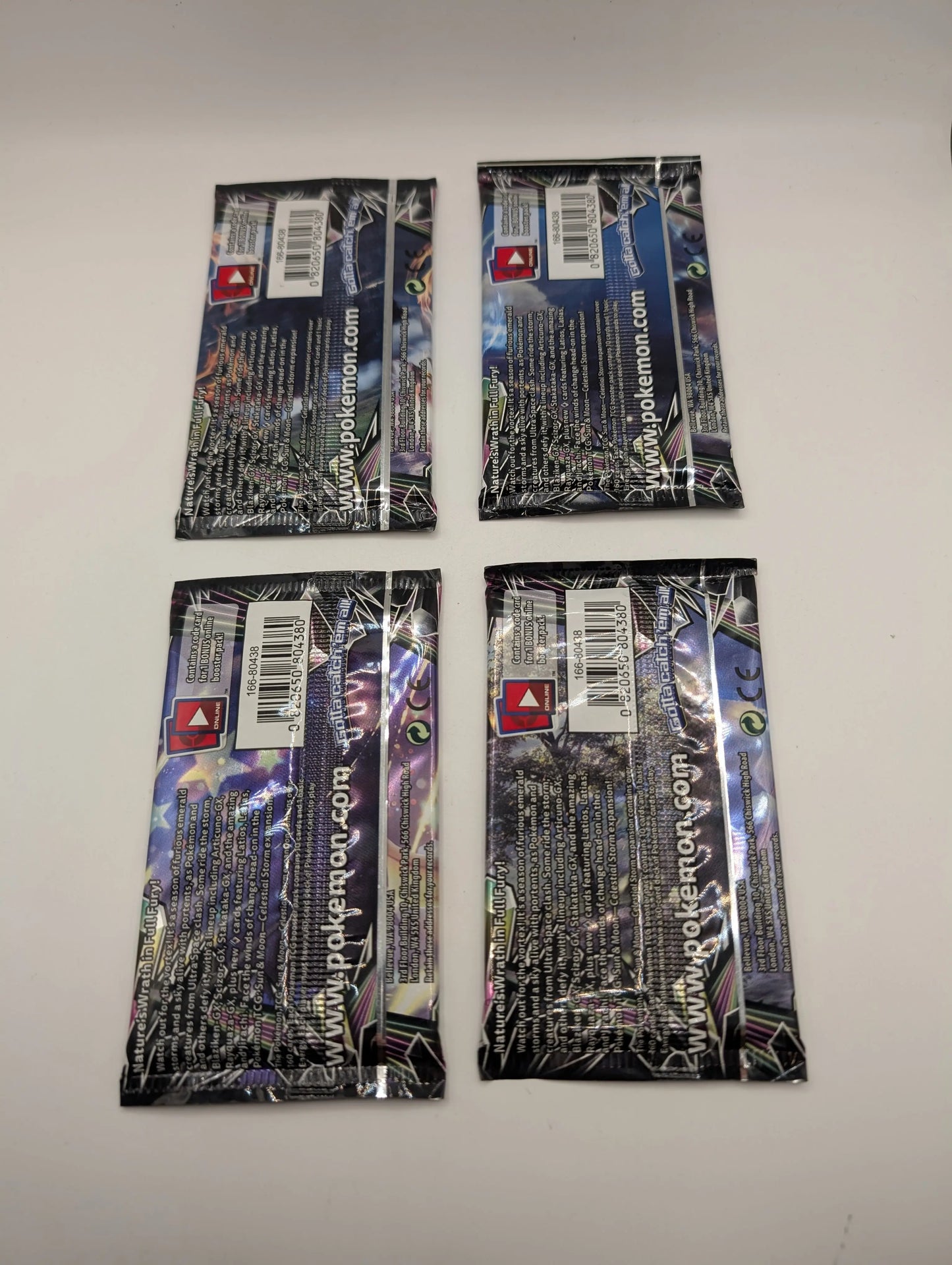 4 x Pokemon Celestial Storm Booster Packs (Art Set) FRENLY BRICKS - Open 7 Days