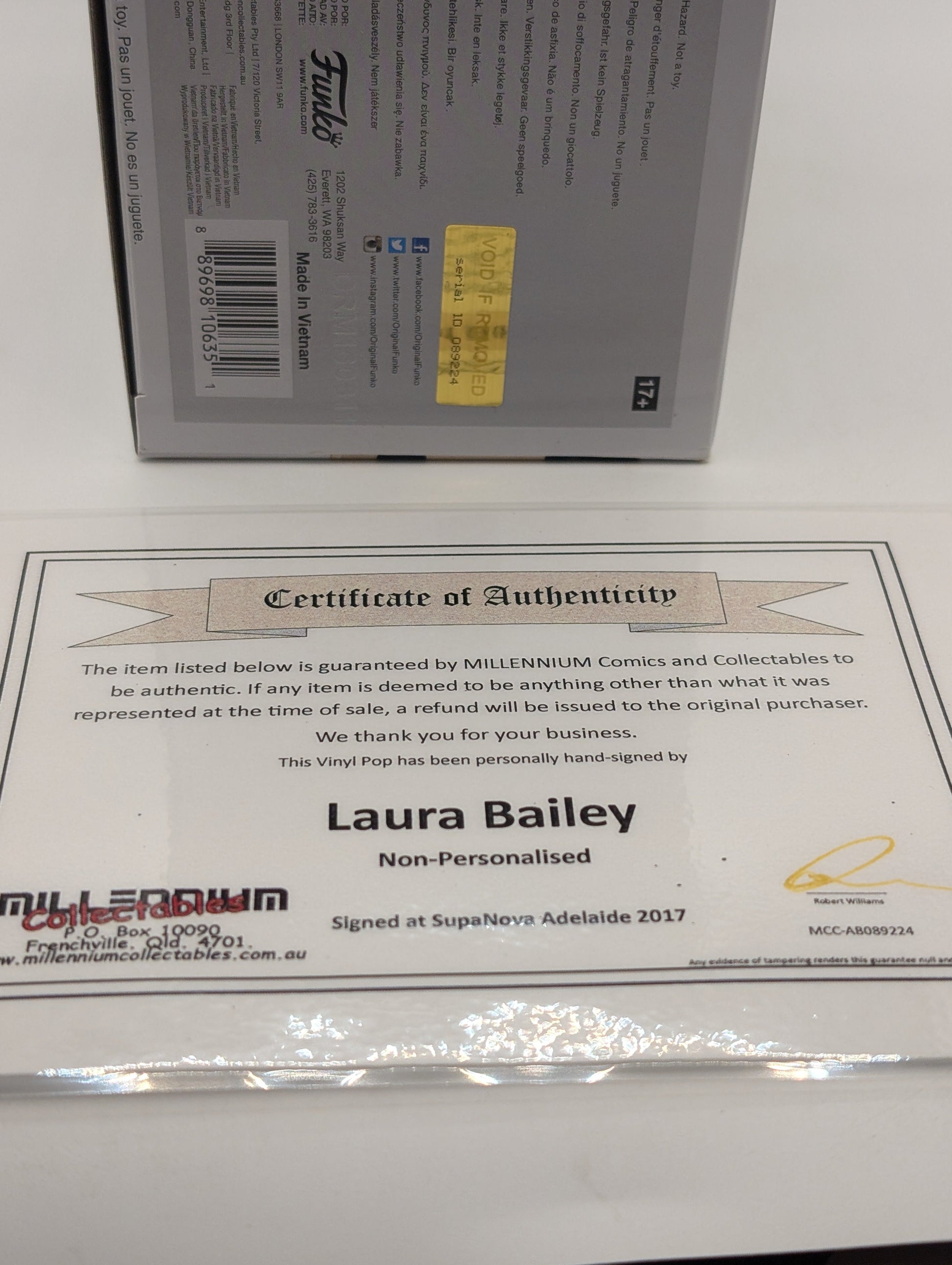 Funko POP! Games Gears of War Kate Diaz #115 Vinyl Signed Auto Laura Bailey COA FRENLY BRICKS - Open 7 Days