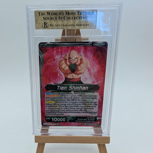 Dragon Ball Super Tien Shinhan, Return of the Mysterious Technique BT28-056 SLR BGS 10 FRENLY BRICKS - Open 7 Days