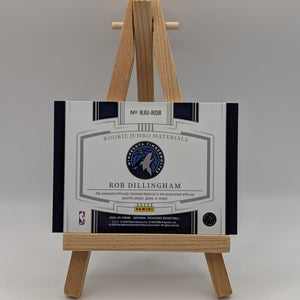 2024-25 Panini National Treasures Rob Dillingham RC Rookie Jumbo Patch /24 FRENLY BRICKS - Open 7 Days