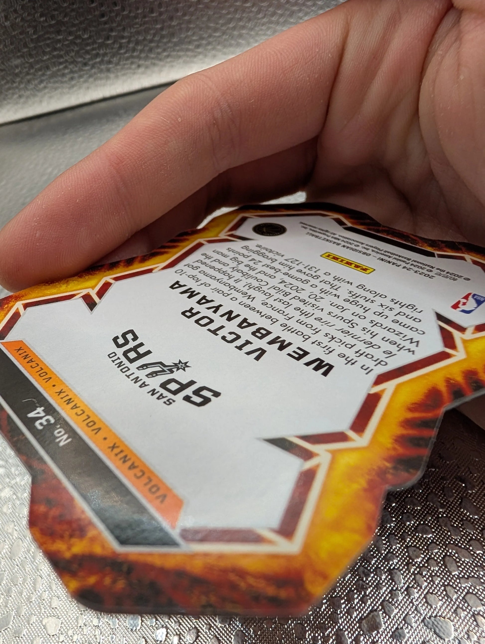 Victor Wembanyama Obsidian Volcanic Spurs RC Panini FRENLY BRICKS - Open 7 Days