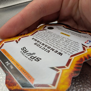 Victor Wembanyama Obsidian Volcanic Spurs RC Panini FRENLY BRICKS - Open 7 Days