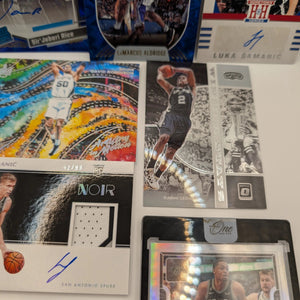 San Antonio Spurs NBA Basketball Card Lot, Rookies, Patch, Auto, George Gervin FRENLY BRICKS - Open 7 Days