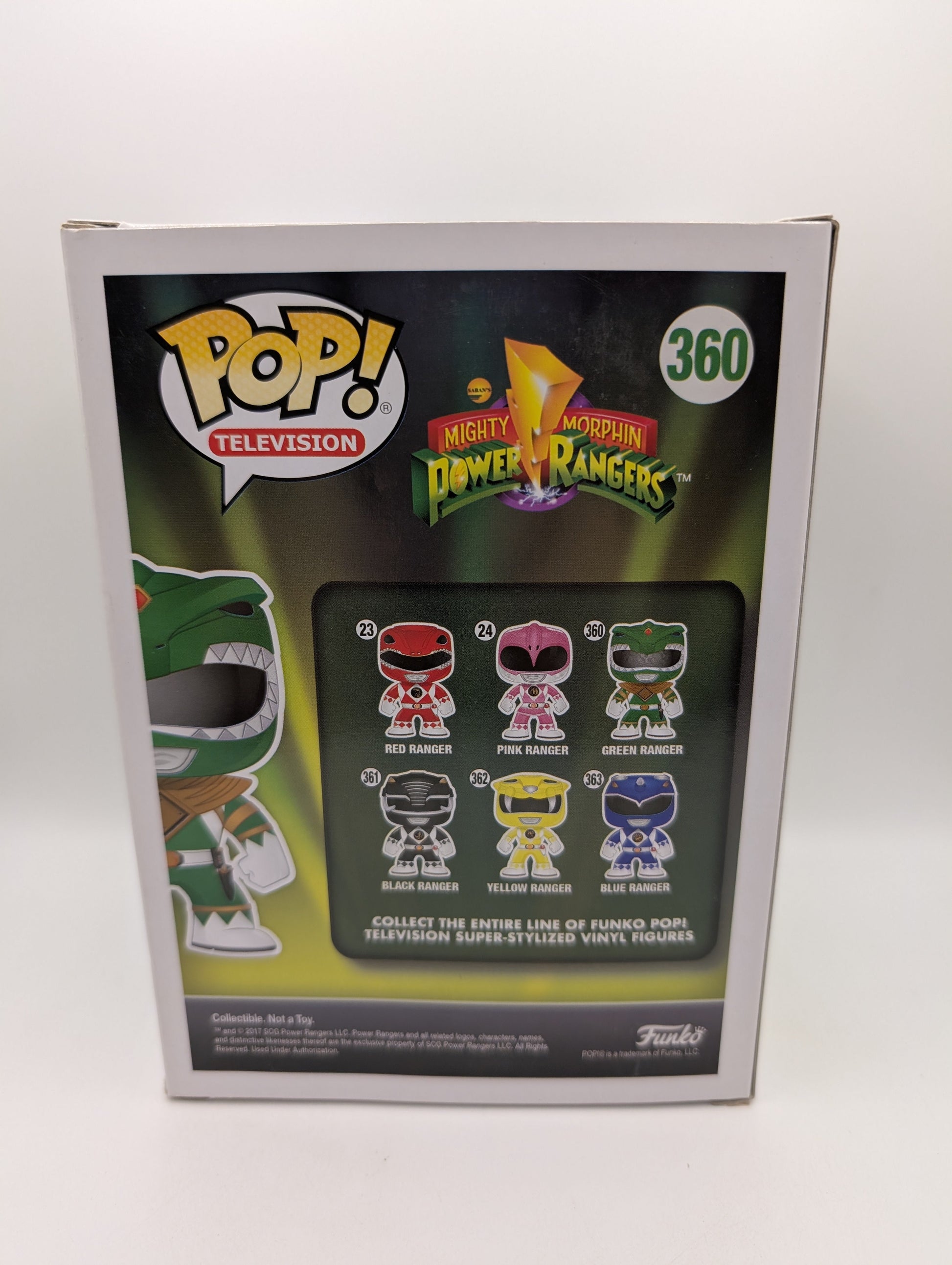 Funko Pop! Vinyl: Power Rangers - Green Ranger - (Glow) New York Comic Con #360 FRENLY BRICKS - Open 7 Days