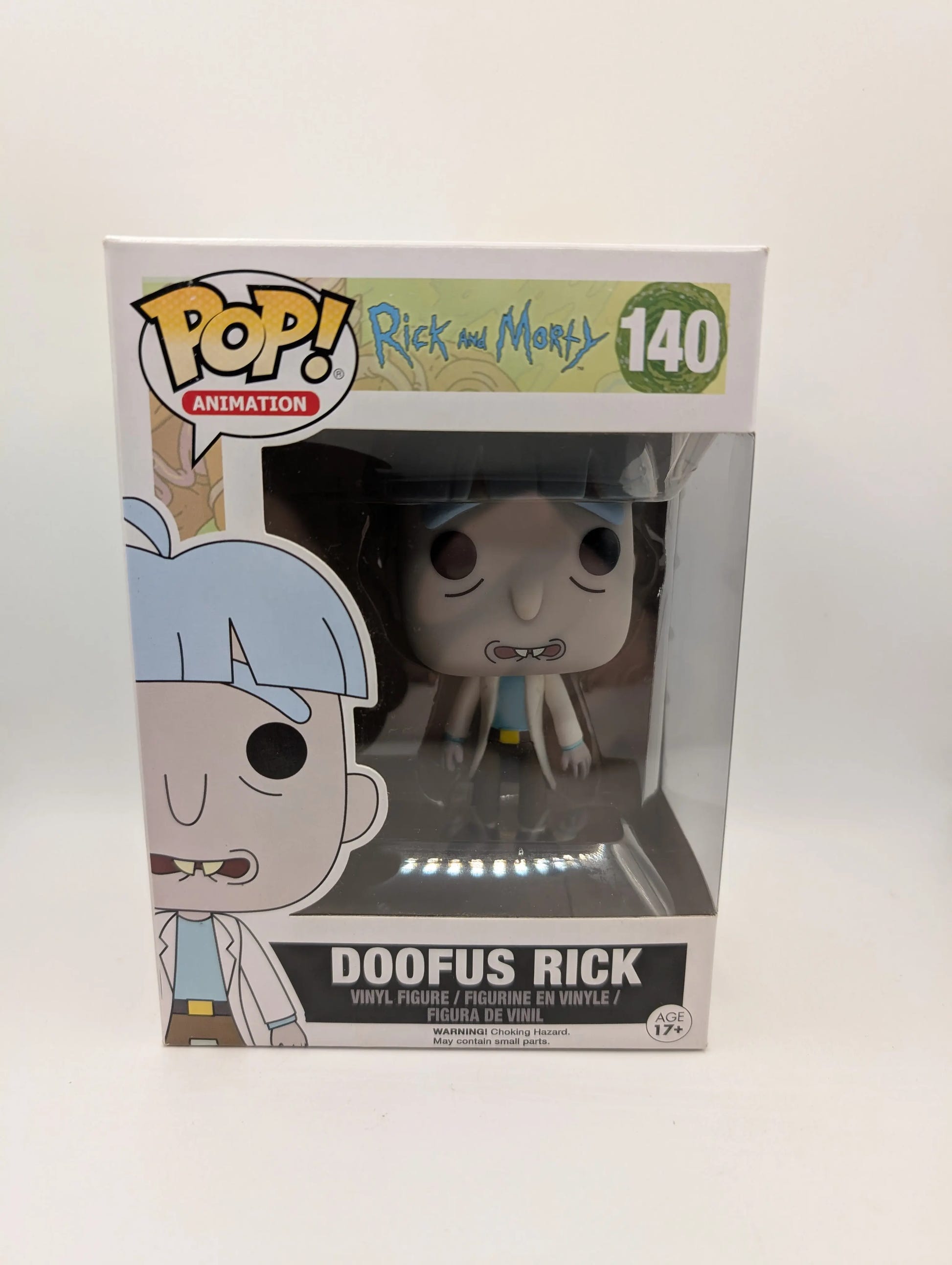Funko Pop! Doofus Rick #140 Rick and Morty 2017 Animation Vaulted Collectible FRENLY BRICKS - Open 7 Days image 1