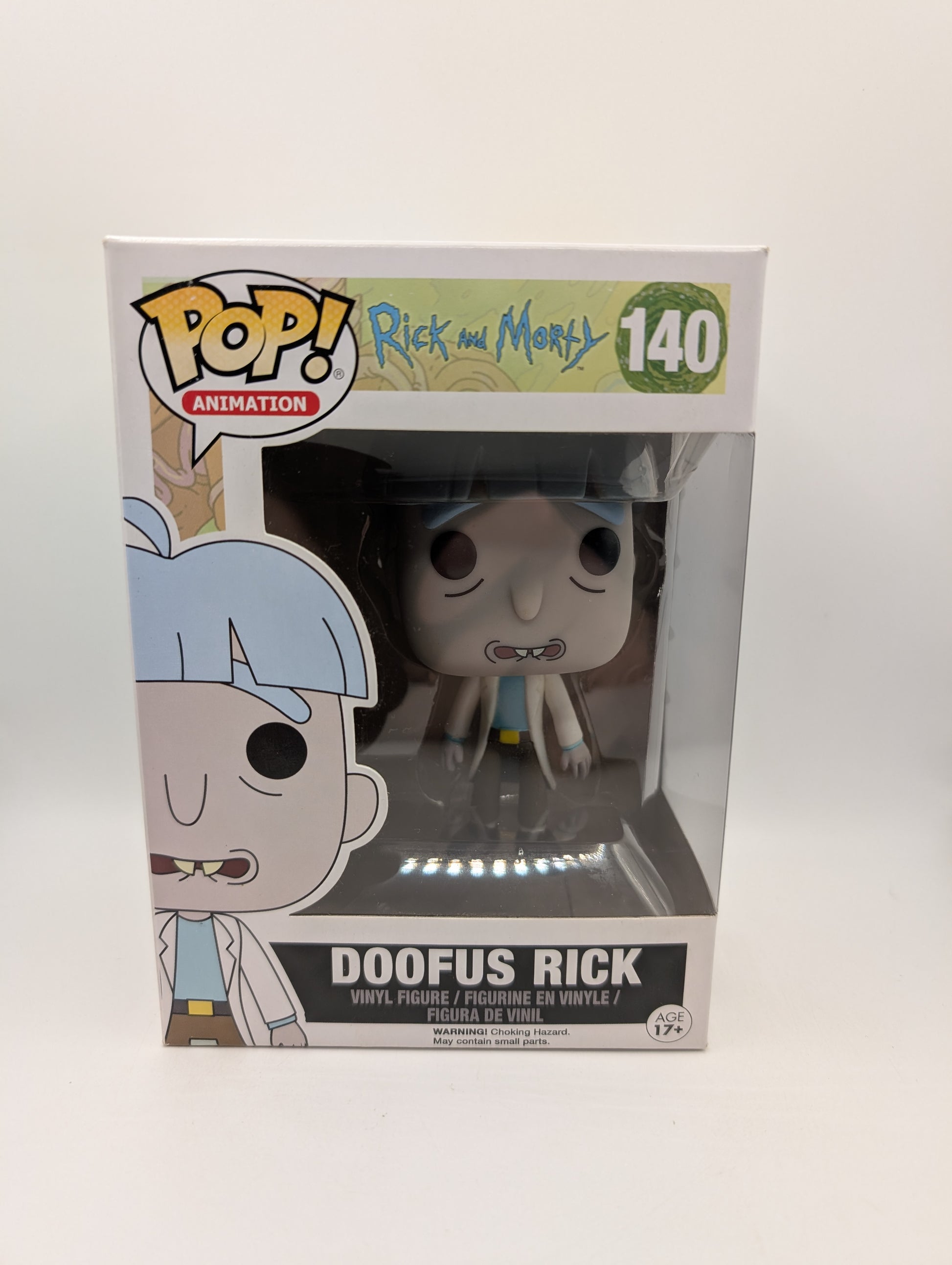 Funko Pop! Doofus Rick #140 Rick and Morty 2017 Animation Vaulted Collectible