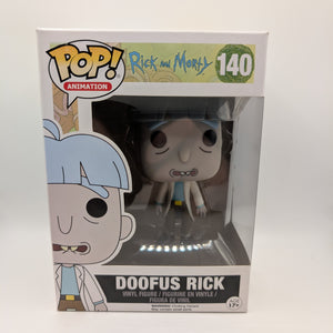 Funko Pop! Doofus Rick #140 Rick and Morty 2017 Animation Vaulted Collectible