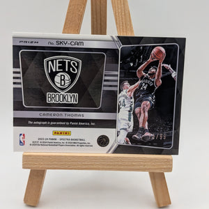 2023-24 Panini Spectra - Sky High Signatures Cameron Thomas #SKY-CAM /99 Auto.