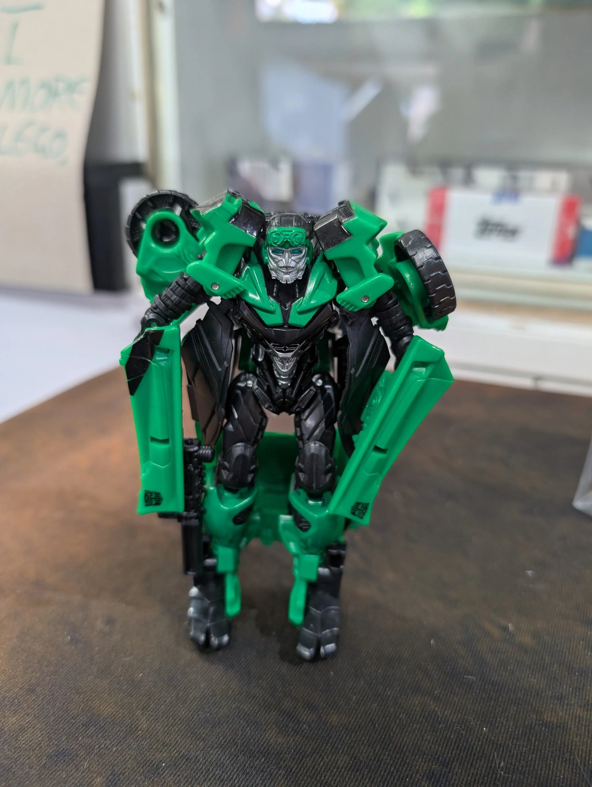 Transformers Age Of Extinction Crosshairs Rare 2014 Green Car Transforming Robot FRENLY BRICKS - Open 7 Days