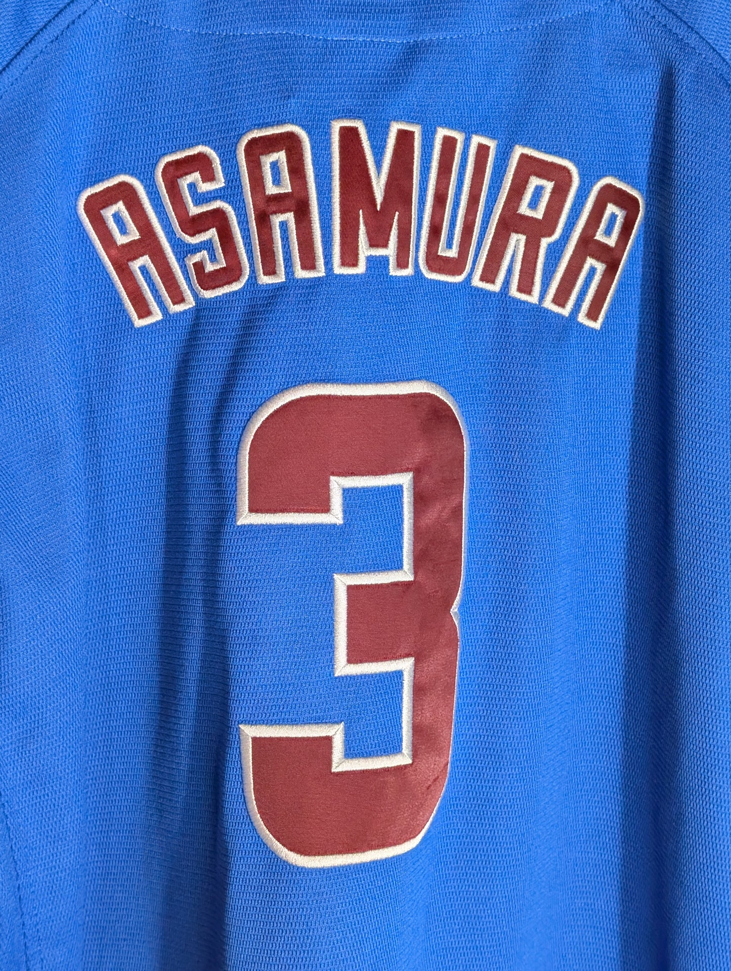 Nippon Baseball Tohoku Rakuten Golden Eagles 2019 Tohoku Blue "Asamura #3" Alternative Large Jersey