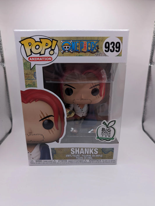 Funko Pop! Shanks (Big Apple Collectibles) 939 One Piece Anime FRENLY BRICKS - Open 7 Days