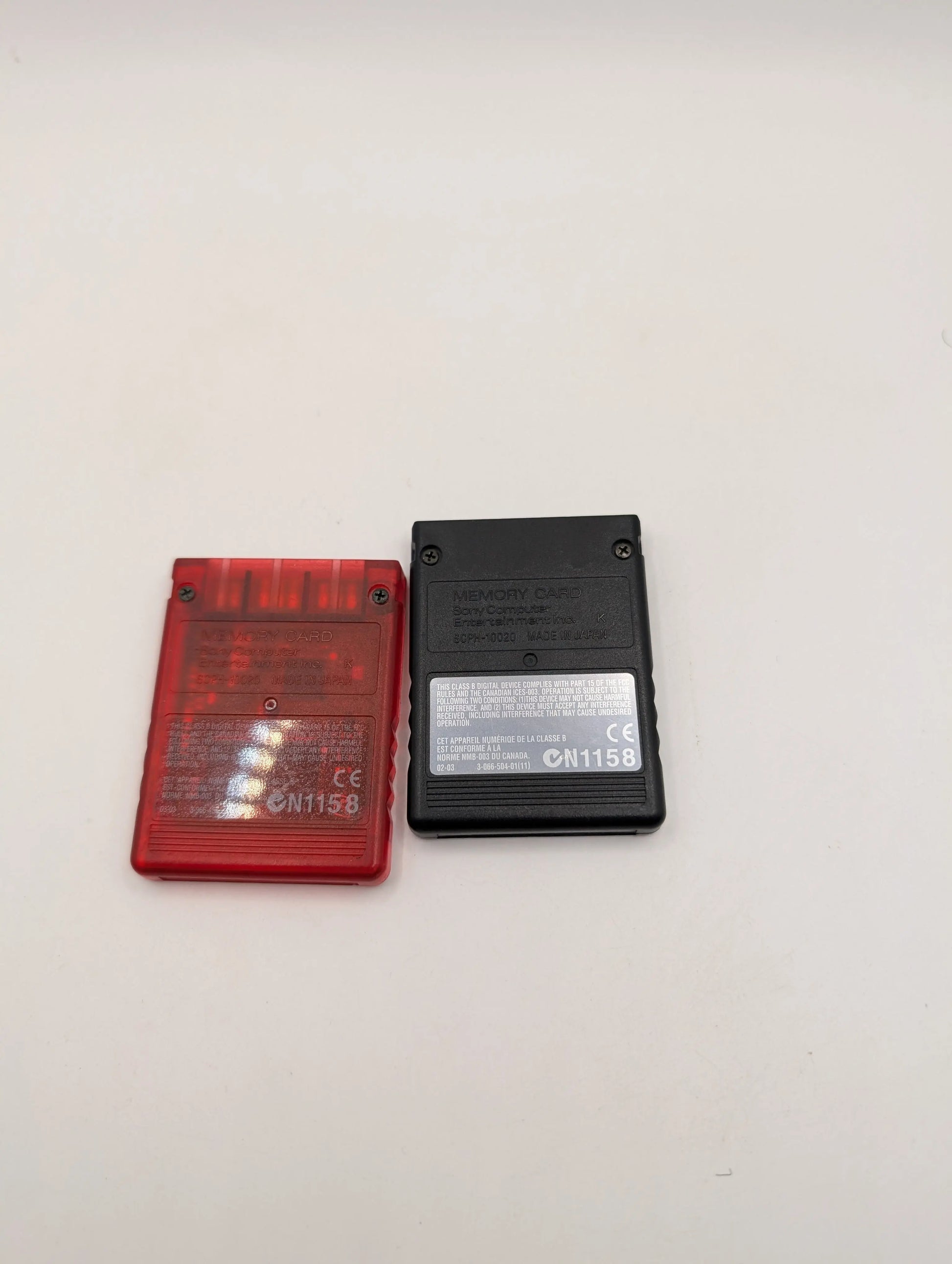 Sony Magic Gate PS2 Memory Card PlayStation 2 8MB SCPH 10020 Clear Red + Black FRENLY BRICKS - Open 7 Days