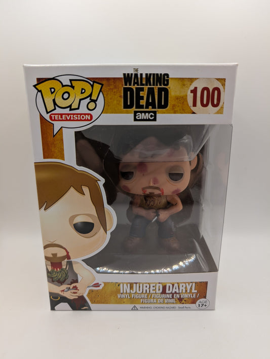 Funko Pop Vinyl Figure - The Walking Dead - Injured Daryl # 100 FRENLY BRICKS - Open 7 Days