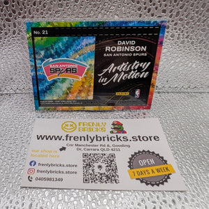 David Robinson 2024-25 Panini Court Kings /125 Silver Artistry In Motion #21 FRENLY BRICKS - Open 7 Days