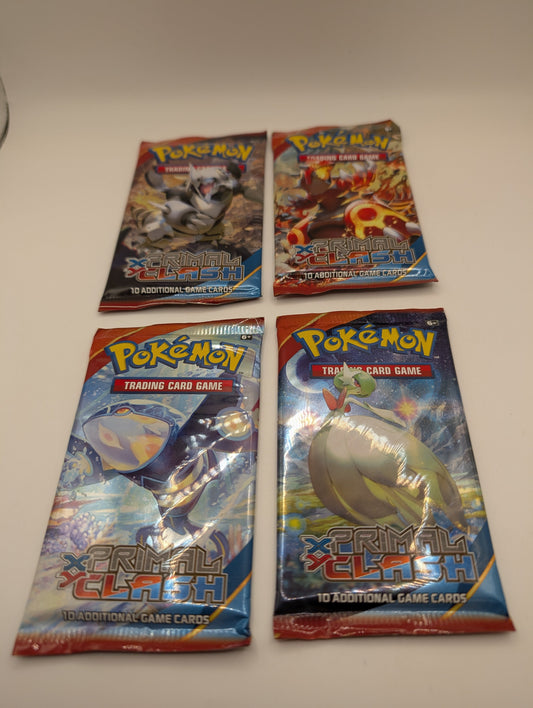 Pokémon XY Primal Clash Sealed Booster Packs Art Set FRENLY BRICKS - Open 7 Days
