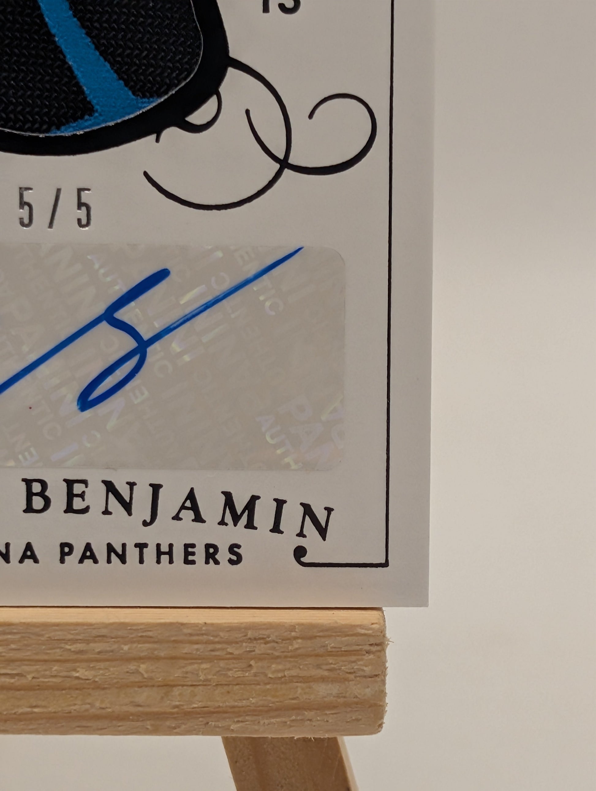 2014 National Treasures Kelvin Benjamin Rookie Patch Auto 5/5 Gloves NFL FRENLY BRICKS - Open 7 Days