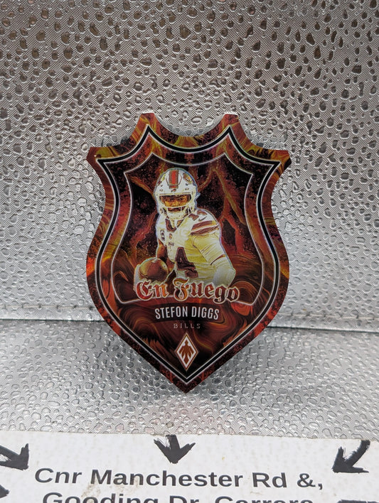 2023 Panini Phoenix Stefon Diggs En Fuego Die Cut SSP CASE HIT FRENLY BRICKS - Open 7 Days