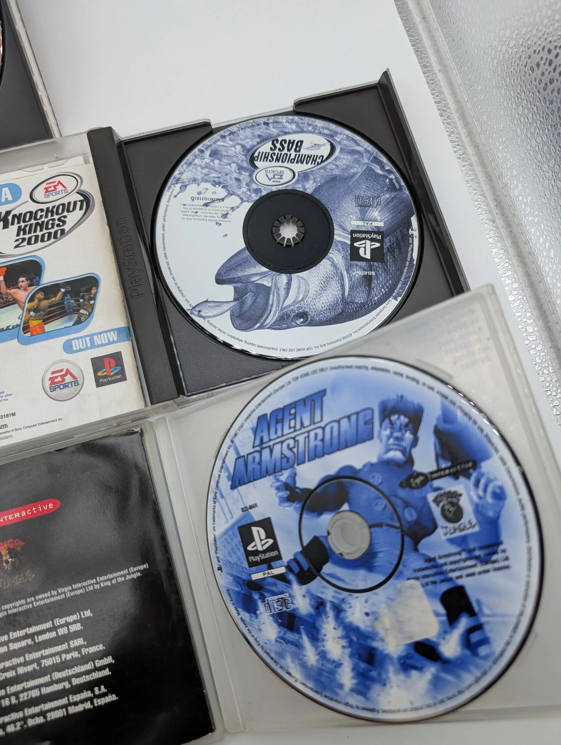 PS1 PlayStation 5x Game Lot Bundle Untested Fishing Cricket More FRENLY BRICKS - Open 7 Days