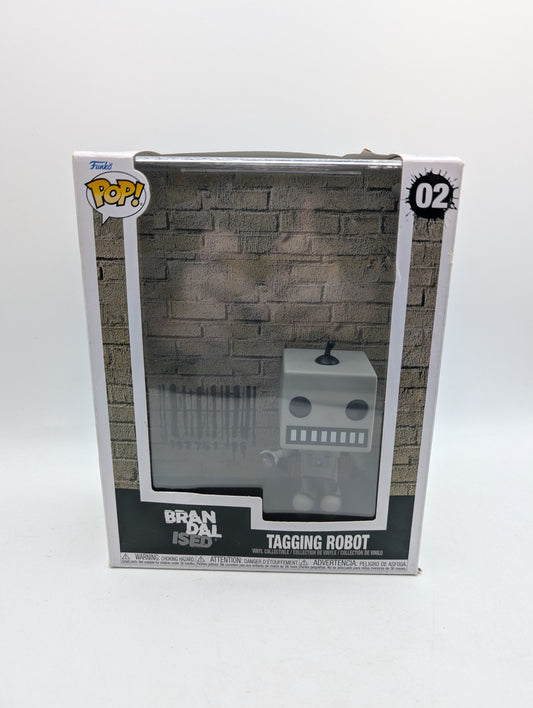 Funko Pop! Art Banksy Brandalised #02 Tagging Robot Vinyl Figure