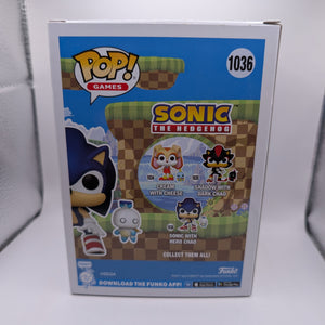 Funko Pop! Sonic The Hedgehog Sonic with Hero Chao #1036 FRENLY BRICKS - Open 7 Days