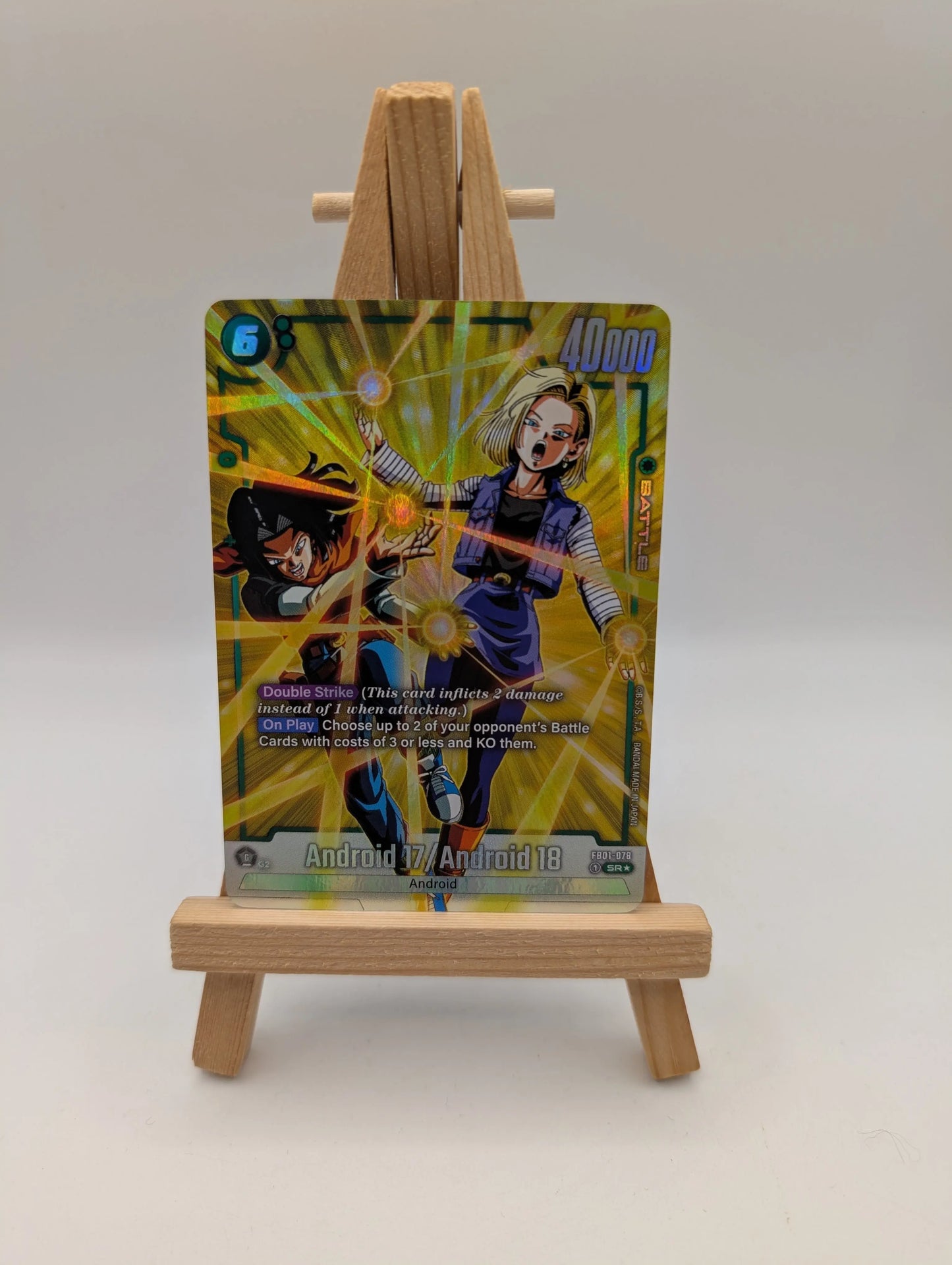 FB01-078 - Android 17 / Android 18 [SR] - Dragonball Fusion Worlds - NM FRENLY BRICKS - Open 7 Days