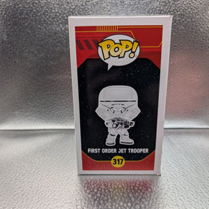 FUNKO Pop Vinyl First Order Jet Trooper Star Wars #317 FRENLY BRICKS - Open 7 Days