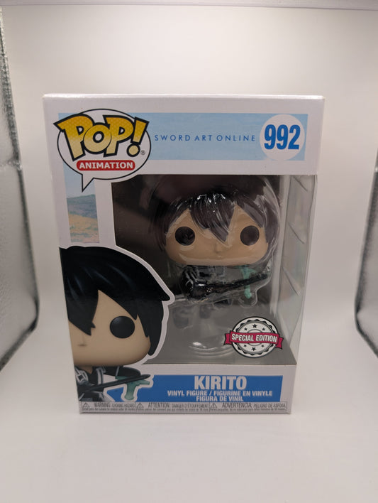 Kirito Pop 992 - Sword Art Online Funko Pop! 2021 Vaulted FRENLY BRICKS - Open 7 Days