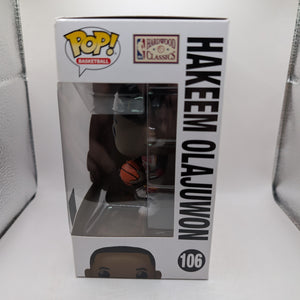 NBA Basketball - Hakeem Olajuwon Houston Rockets Pop! Vinyl Figure #106 FRENLY BRICKS - Open 7 Days