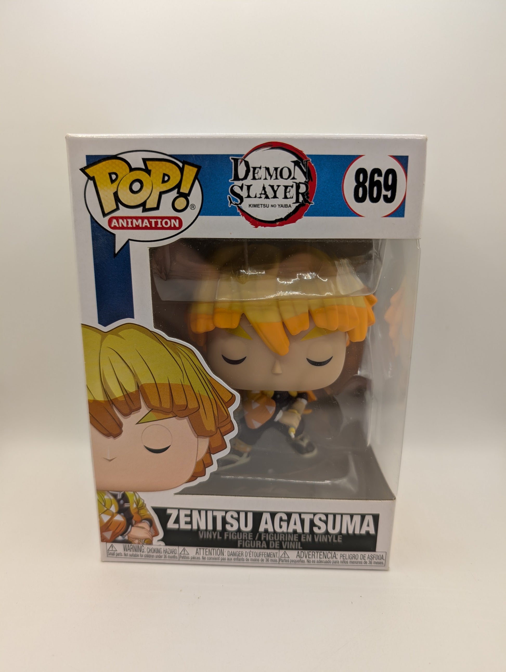 Demon Slayer - Zenitsu Agatsuma Pop! Animation #869 FRENLY BRICKS - Open 7 Days