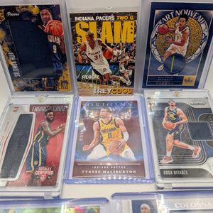 Indiana Pacers NBA Basketball Card Lot, Rookies, Patch, Auto, Tyrese Haliburton FRENLY BRICKS - Open 7 Days