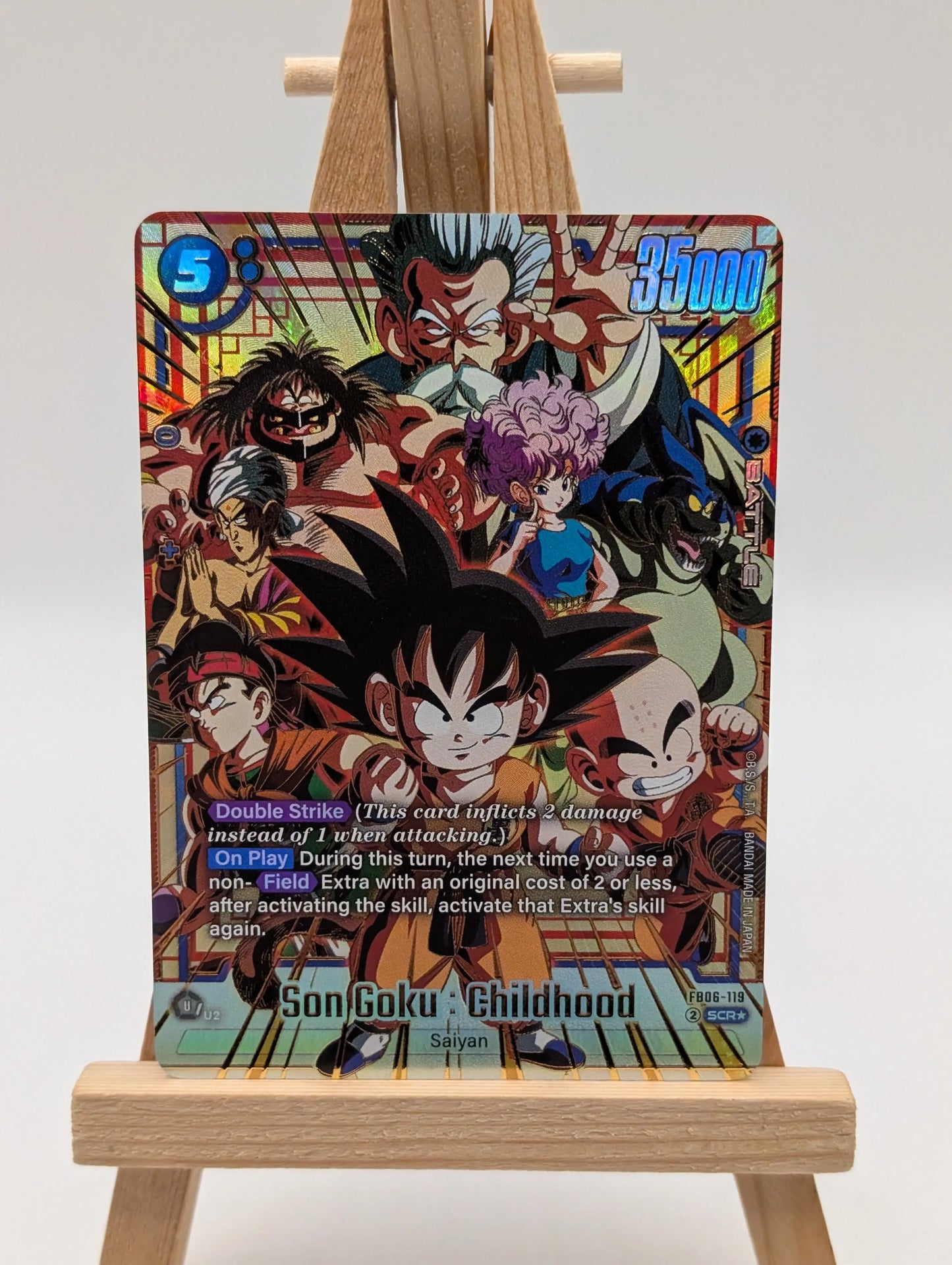 Son Goku : Childhood FB06-119 SCR* Alt Art DBS Fusion World Rivals Clash FRENLY BRICKS - Open 7 Days