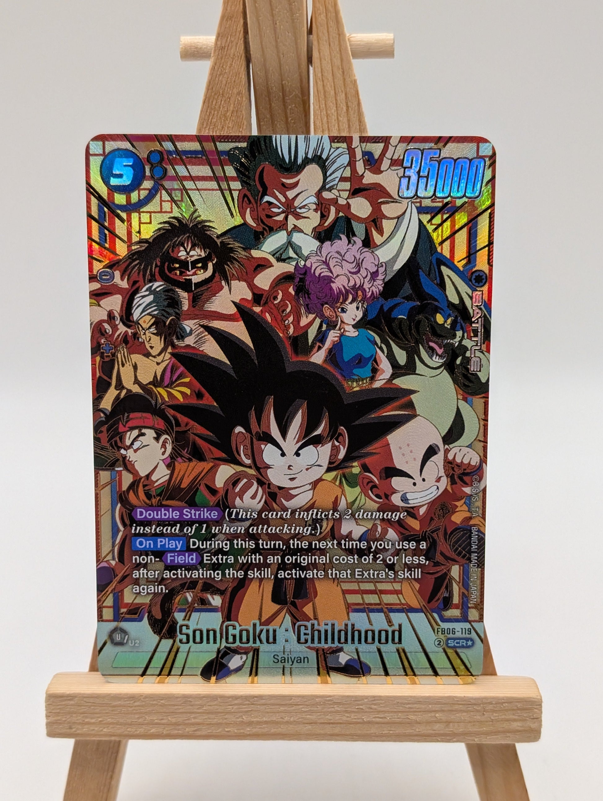 Son Goku : Childhood FB06-119 SCR* Alt Art DBS Fusion World Rivals Clash FRENLY BRICKS - Open 7 Days