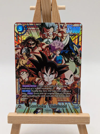 Son Goku : Childhood FB06-119 SCR* Alt Art DBS Fusion World Rivals Clash FRENLY BRICKS - Open 7 Days