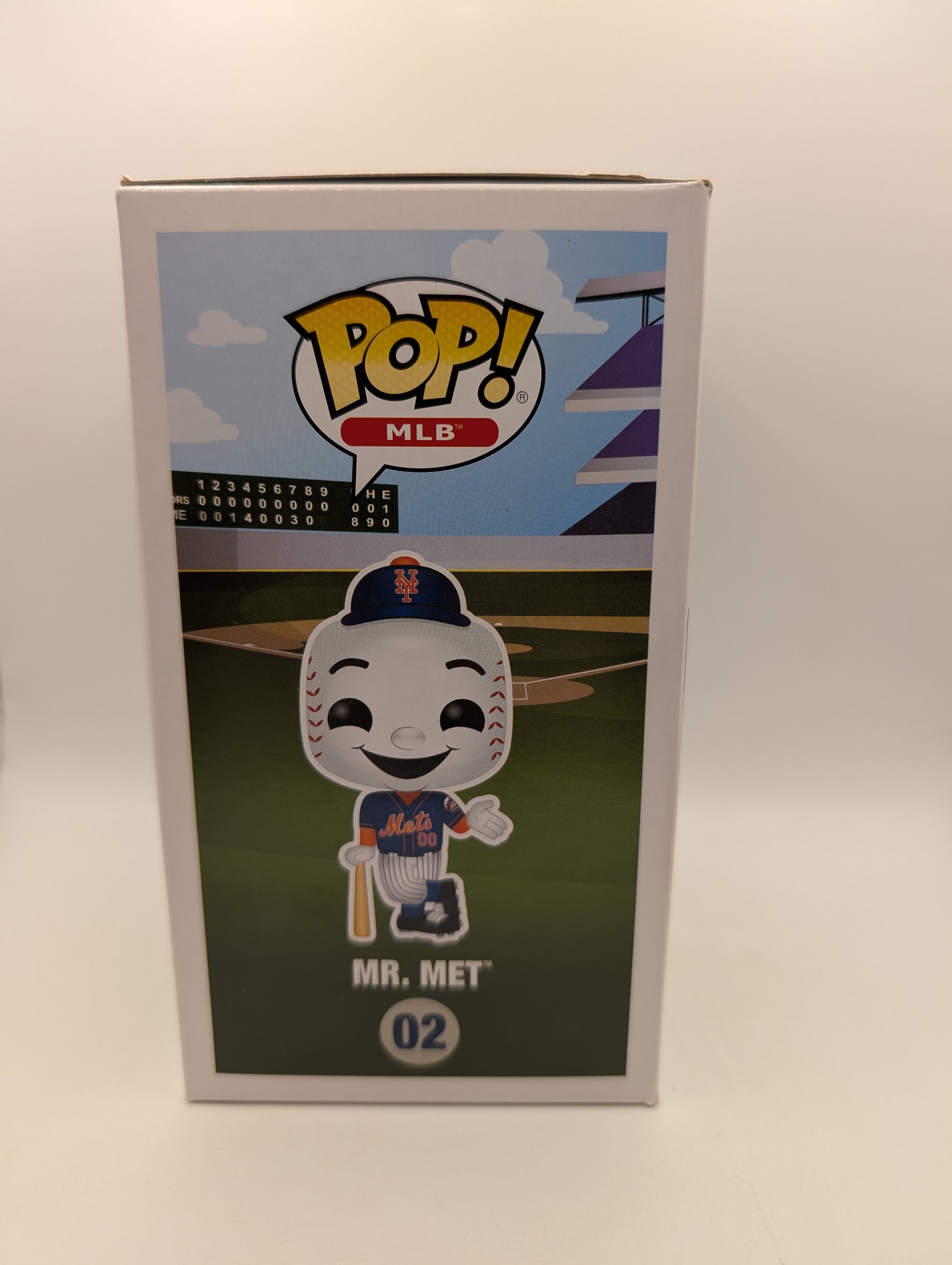 Funko Pop! New York Mets Mr. Met Mascot #2 (Blue Jersey) Vaulted
