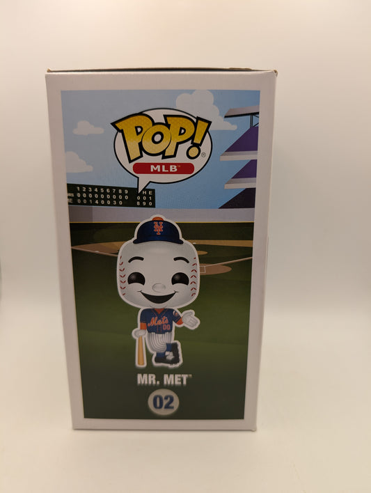 Funko Pop! New York Mets Mr. Met Mascot #2 (Blue Jersey) Vaulted