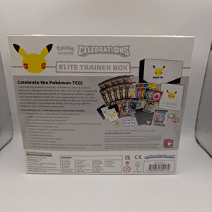 Pokemon TCG - Celebrations Elite Trainer Box ETB - NEW Factory SEALED English FRENLY BRICKS - Open 7 Days