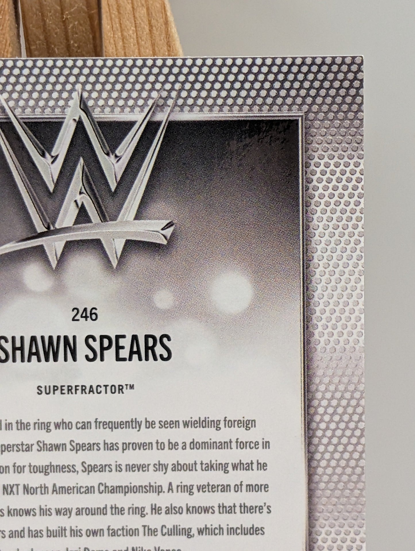2026 Topps Chrome WWE Shawn Spears ICONIC IMPRINTS SSP #246 Case Hit 1/1 FRENLY BRICKS - Open 7 Days