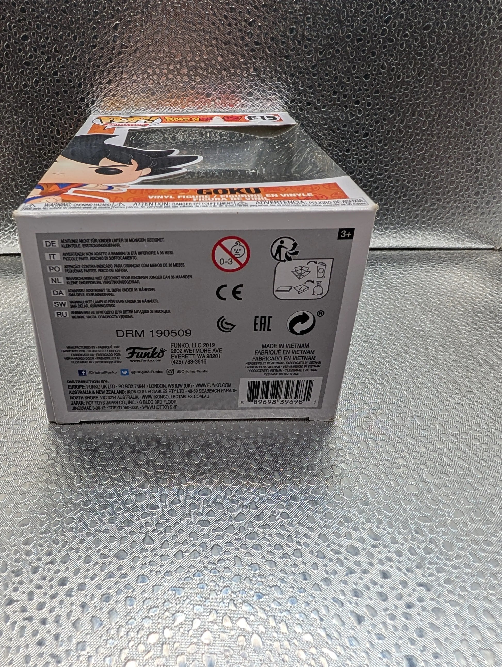 FUNKO Pop Vinyl Goku #615 FRENLY BRICKS - Open 7 Days