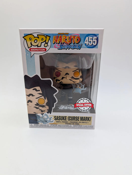 Sasuke Pop 455 Curse Mark - Naruto Shippuden Funko Pop! Vinyl 2021 FRENLY BRICKS - Open 7 Days