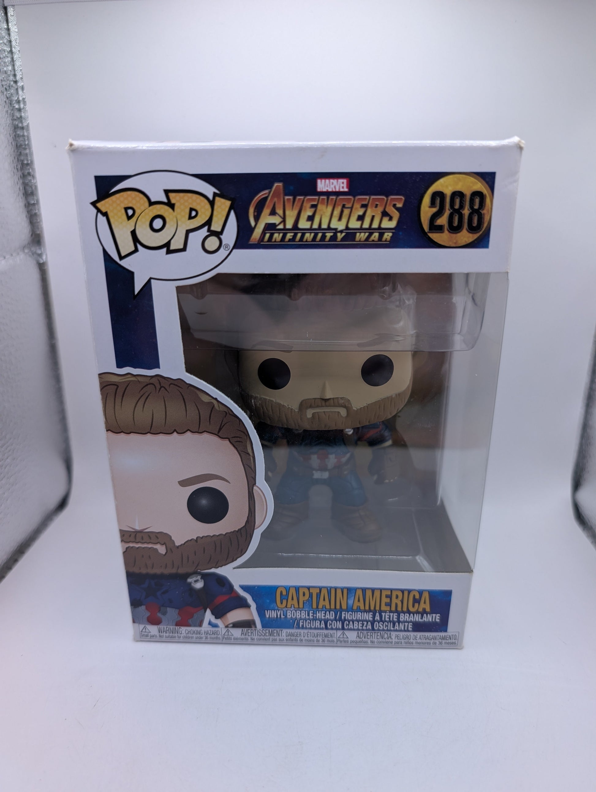 Funko Pop! Marvel: Captain America #288 Avengers Infinity War FRENLY BRICKS - Open 7 Days
