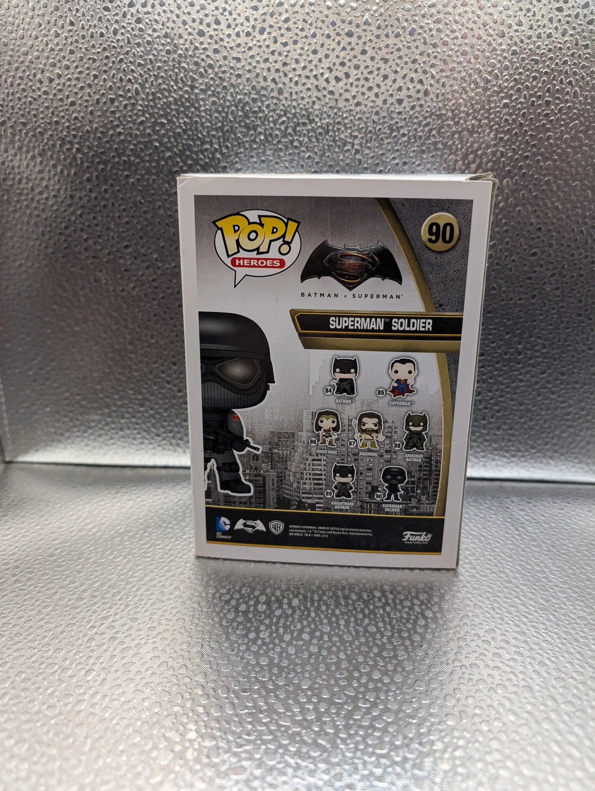 FUNKO Pop Vinyl Superman Soldier #90 FRENLY BRICKS - Open 7 Days