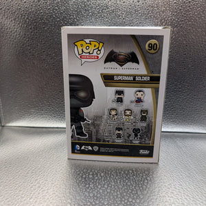 FUNKO Pop Vinyl Superman Soldier #90 FRENLY BRICKS - Open 7 Days