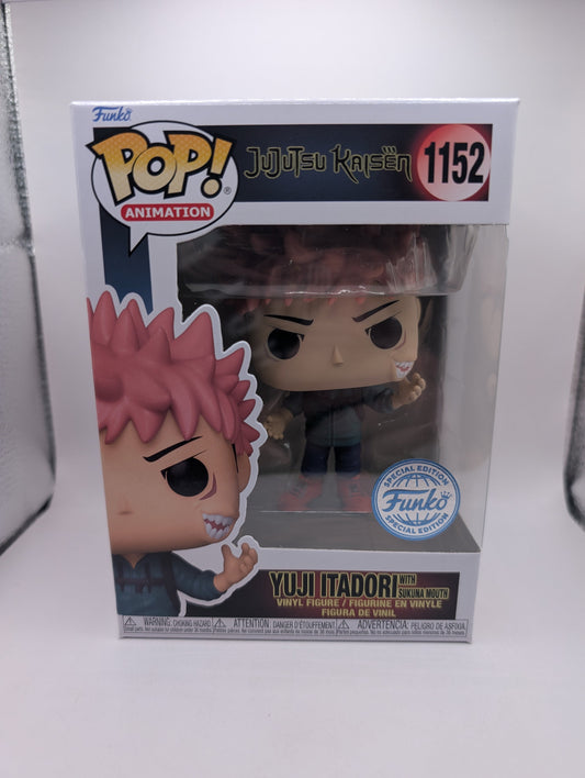 Animation Funko Pop - Yuji Itadori with Sukuna Mouth - No. 1152 FRENLY BRICKS - Open 7 Days