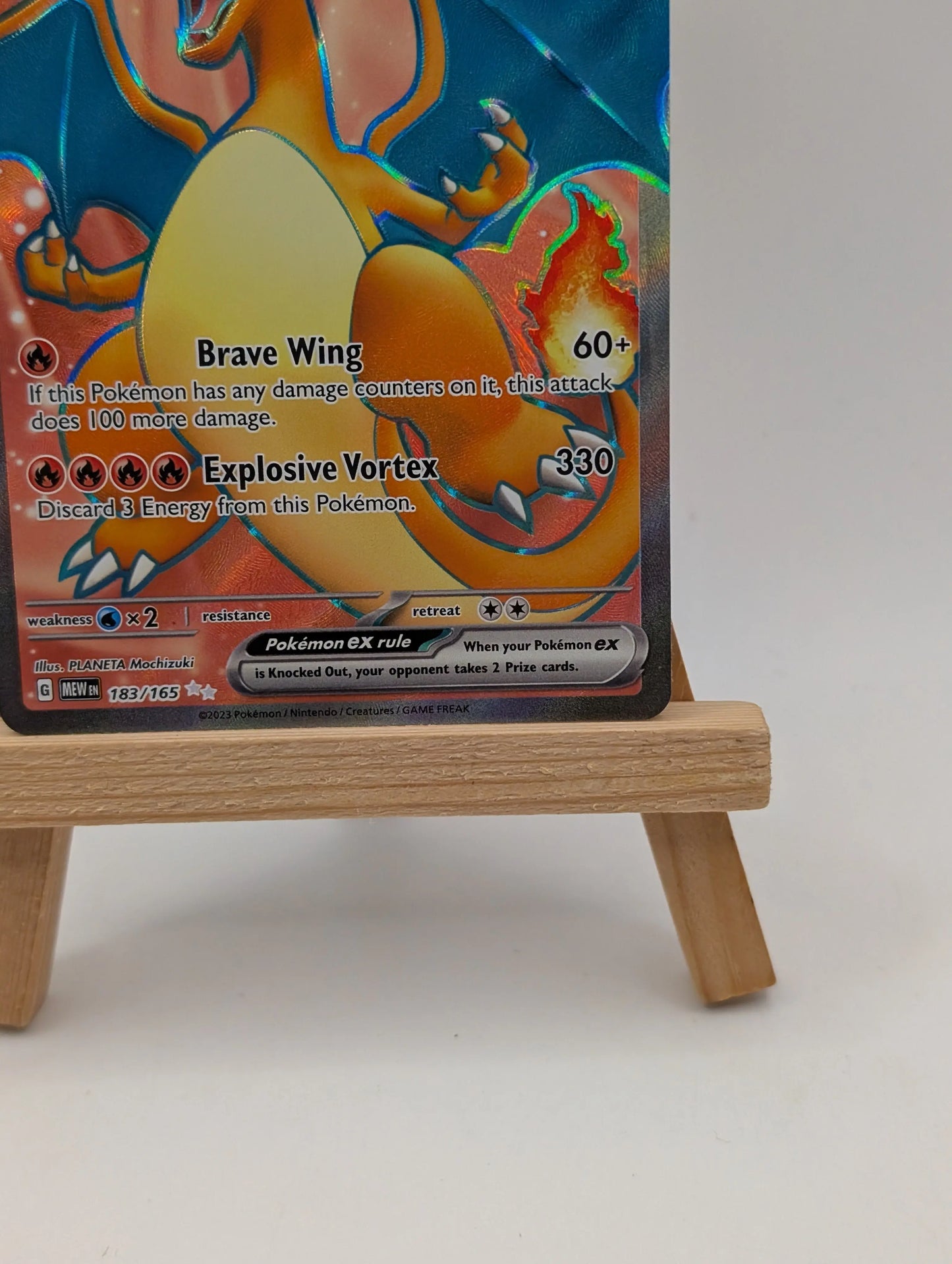 Pokémon TCG Charizard ex Scarlet & Violet-151 183/165 Holo Ultra Rare FRENLY BRICKS - Open 7 Days