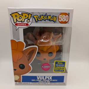 Funko Pop! Pokèmon: #580 VULPIX Flocked VAULTED FRENLY BRICKS - Open 7 Days