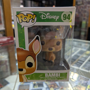 Disney Funko Pop - Bambi (Flocked) - Bambi - No. 94 FRENLY BRICKS - Open 7 Days