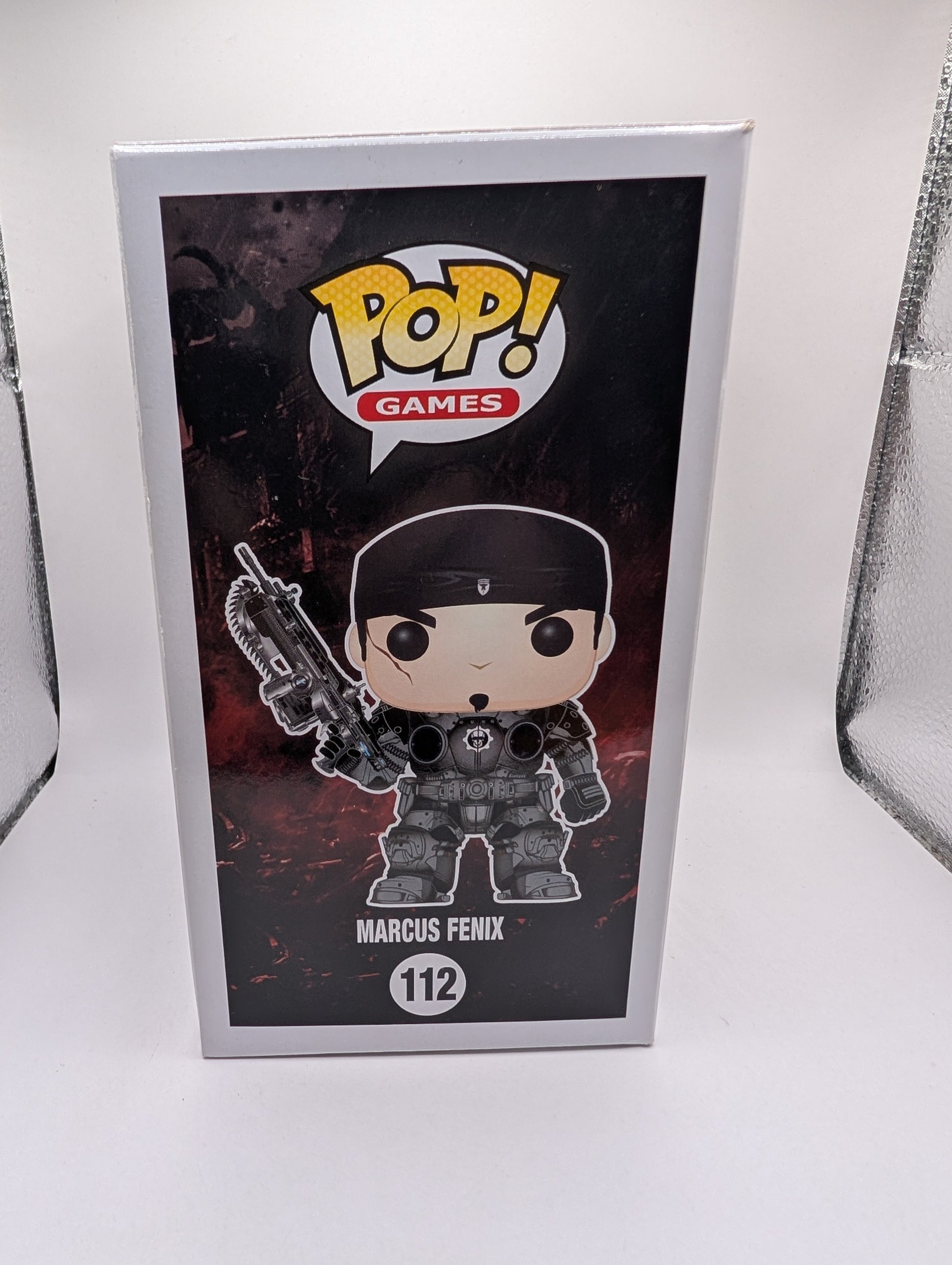 Gears of War Funko Pop Vinyl Figure - Marcus Fenix # 112 FRENLY BRICKS - Open 7 Days